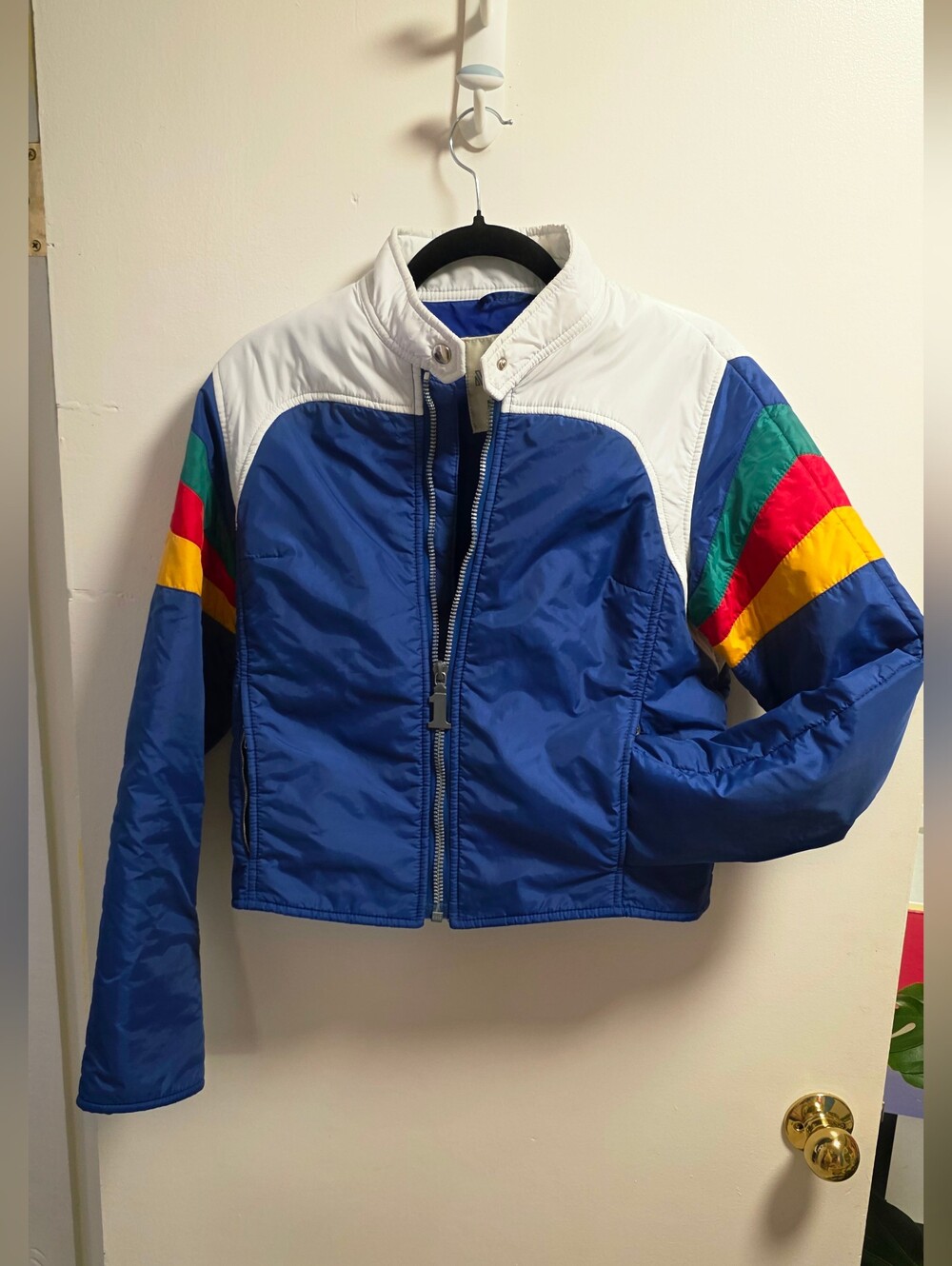 Vintage Number 1 Sun nylon puffer jacket